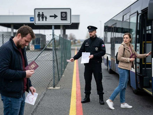 Czechia's draft Foreigners Act would force non-EU spouses to leave the country during family reunification processing, causing separation for binational couples.