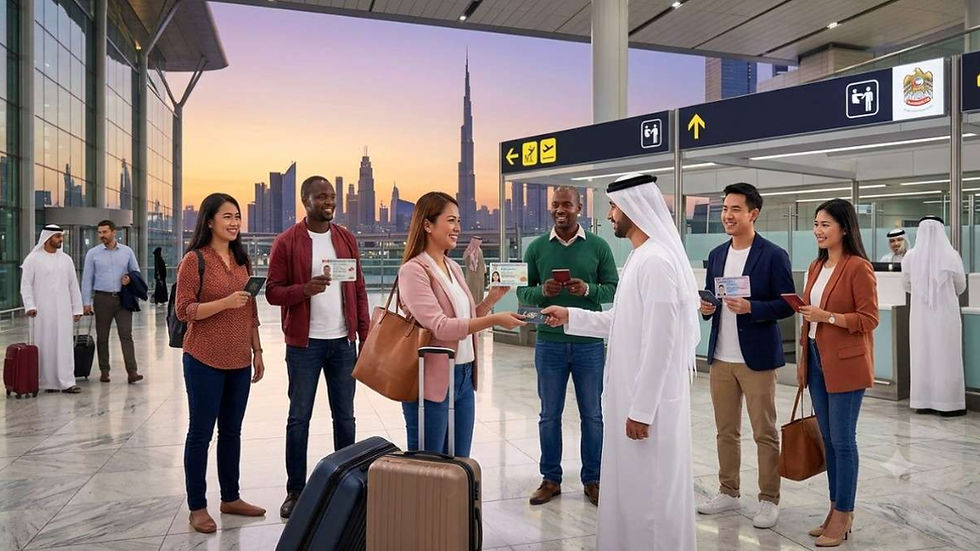 UAE expands visa-on-arrival program to Indonesia, Kenya, Philippines, South Africa, Thailand, Vietnam with residence permits from 9 countries, allowing up to 60 days stay.

