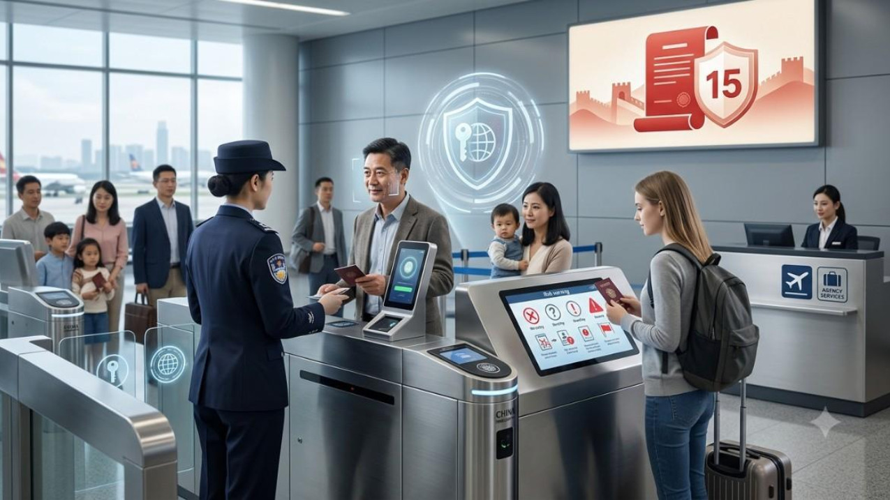 Photo: visasupdate.com China Tightens Entry and Exit Controls Starting September 15