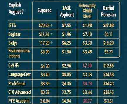 Table of new minimum English test scores for Australian visas effective August 2025, showing requirements for IELTS, PTE, TOEFL, and other tests.