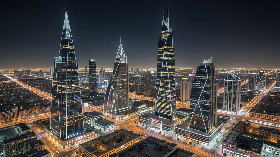 Riyadh, Saudi Arabia skyline at night symbolizing economic growth and labor market reforms under Vision 2030 and Saudization updates 2026
