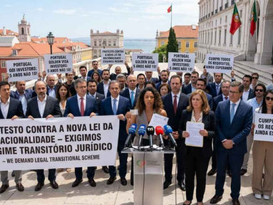 Golden Visa investors threaten legal action against Portugal over new Nationality Law doubling citizenship timeline to 10 years.