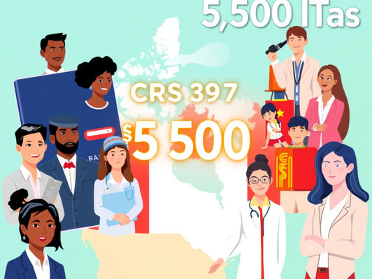 Record French draw: 5,500 ITAs at CRS 397