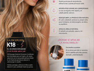 Un error que suele pasar, "Aplicar mascarilla en la raíz"