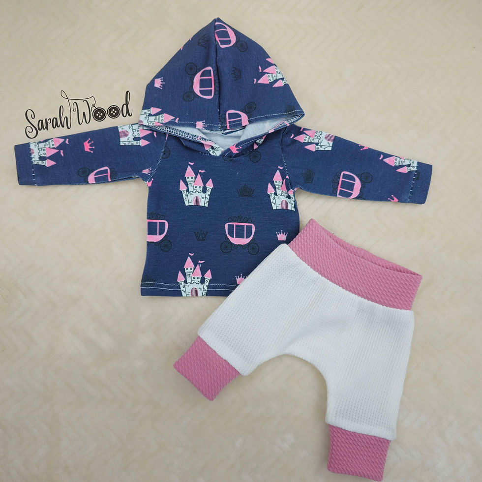 Thumbnail: Hoodie and Pants set for 15" and 8-9"