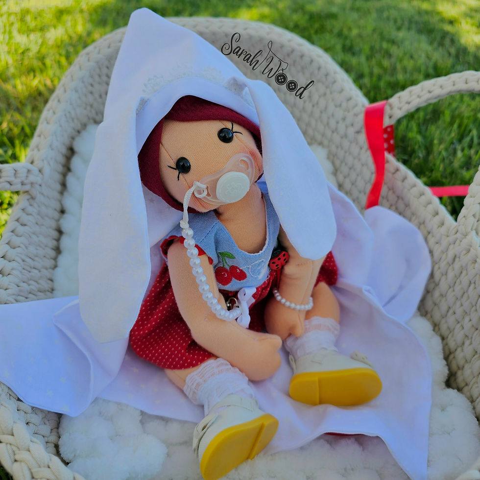 Thumbnail: Posable cloth Baby 12 inch 