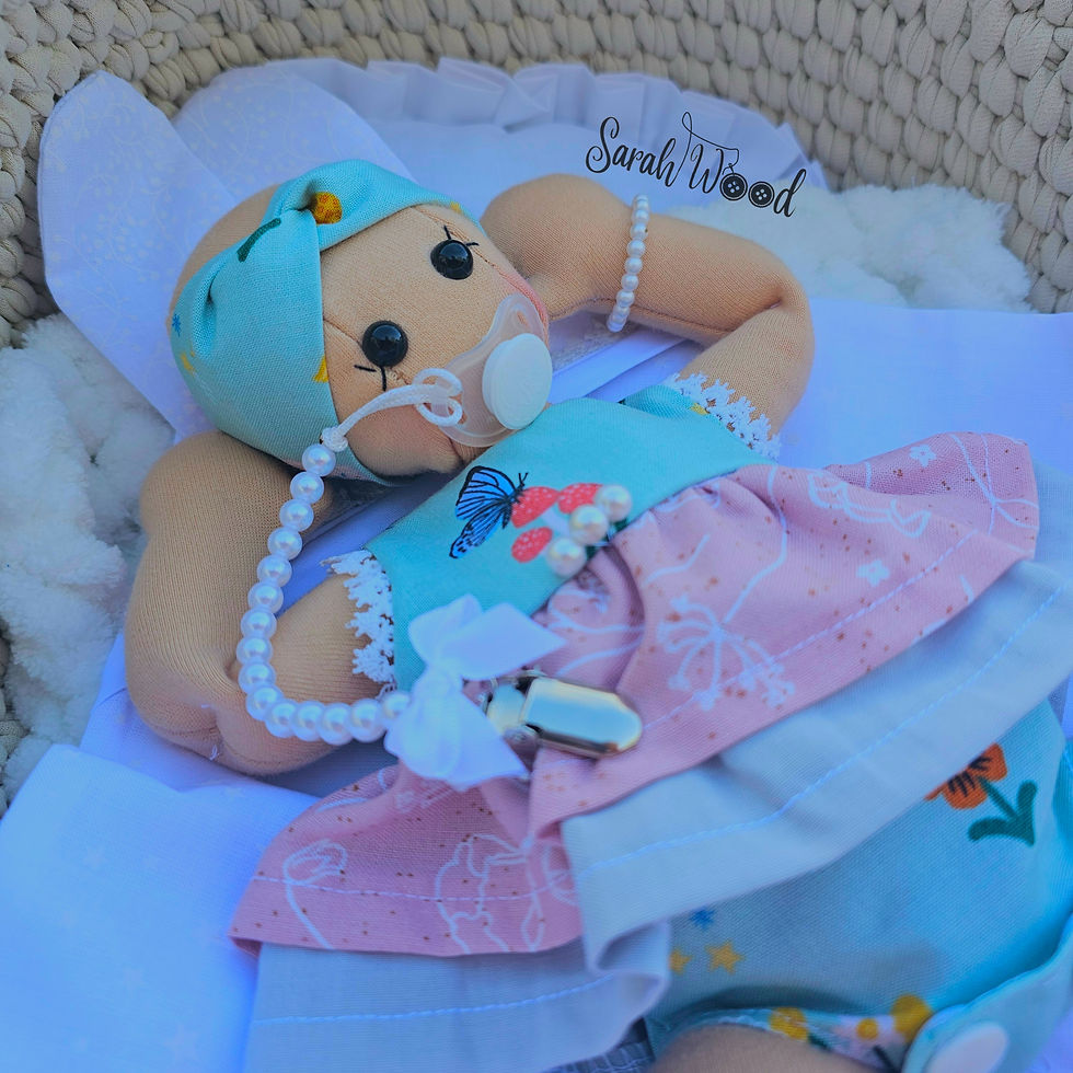 Thumbnail: Posable cloth Baby 12 inch 