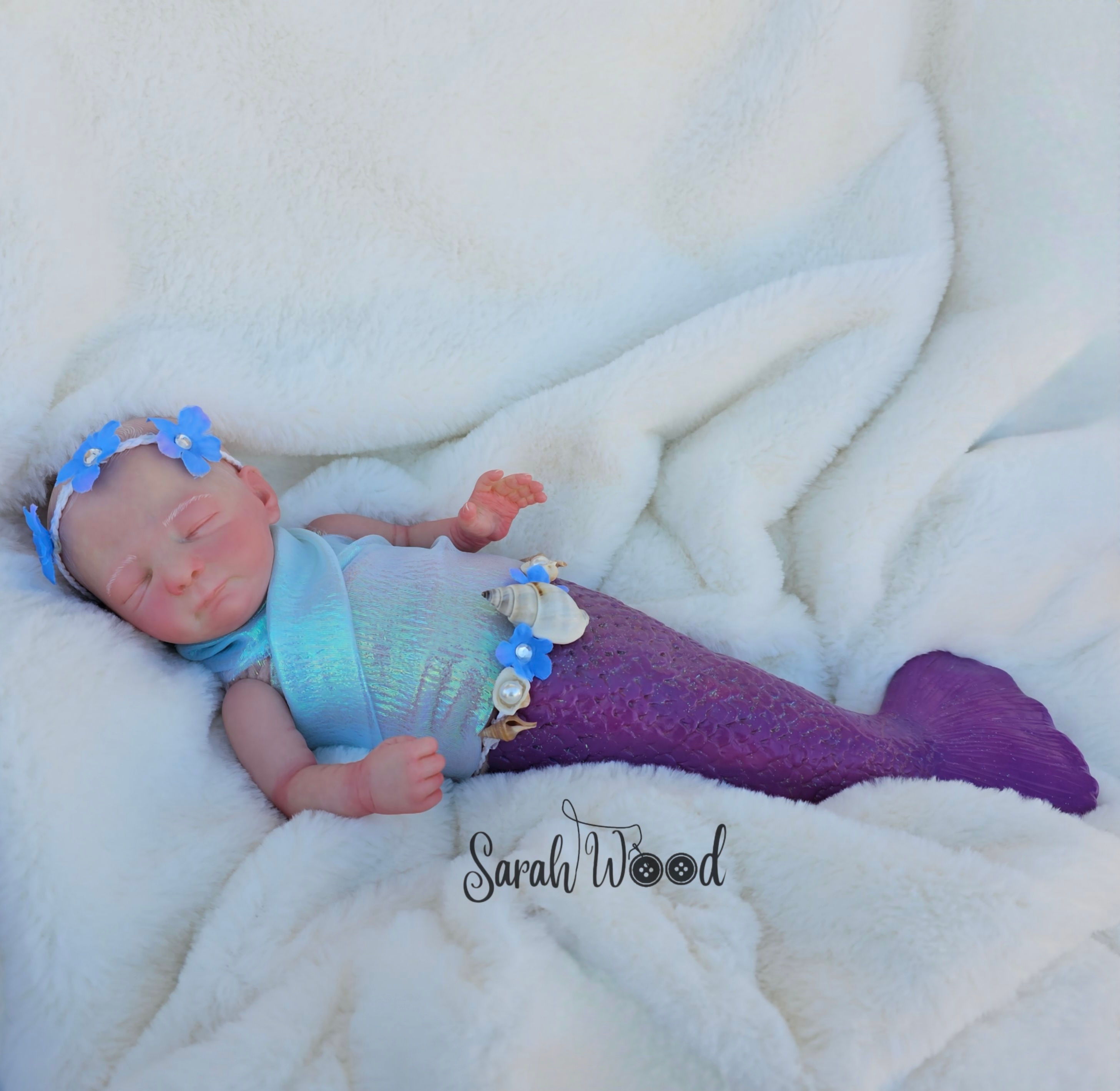 Reborn Mermaid Mishell by Shawna Clymer 