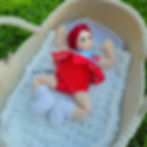 Thumbnail: Posable cloth Baby 12 inch 