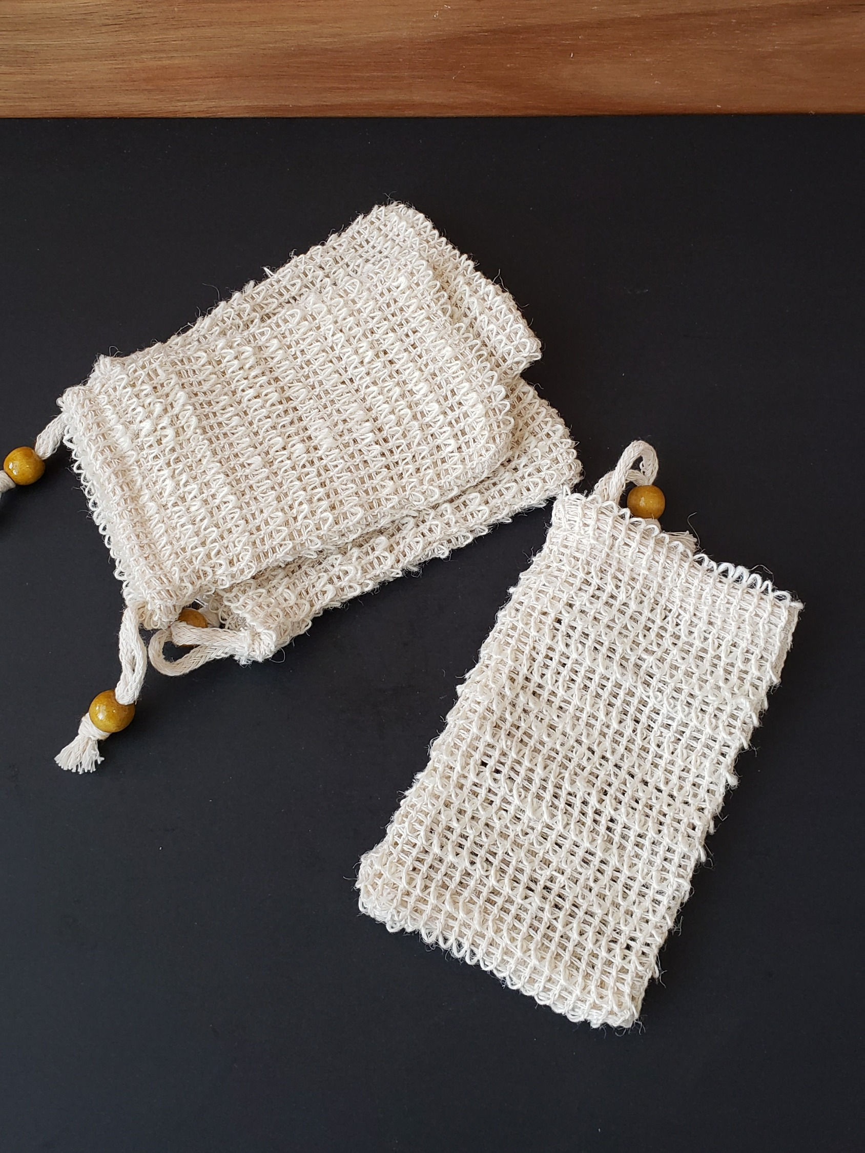 Natural Sisal Soap Bag