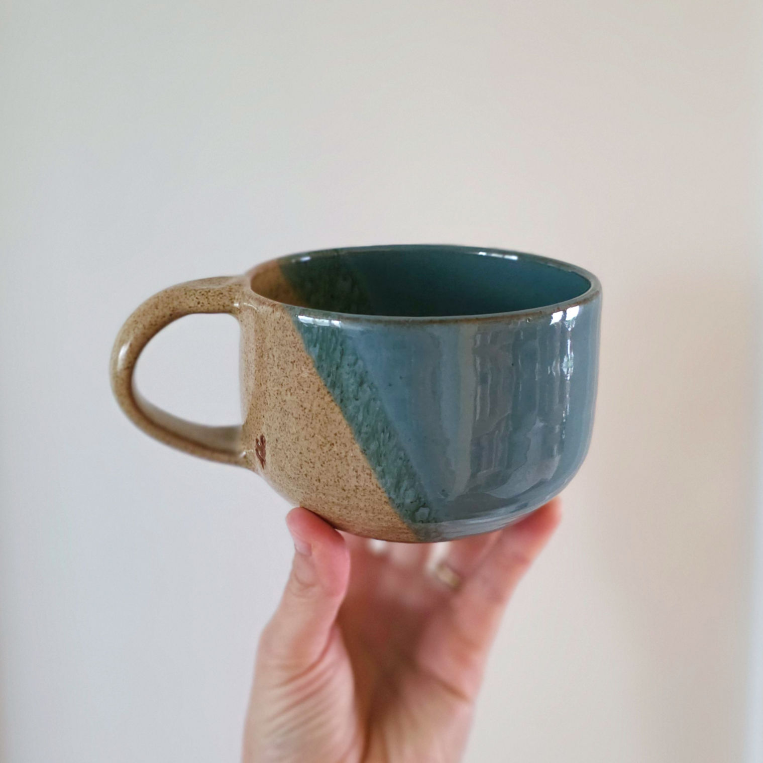 Mug - Cinnamon & Blue - 12oz