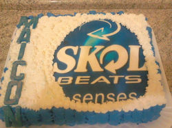 bolo da Skol Beats Maicon