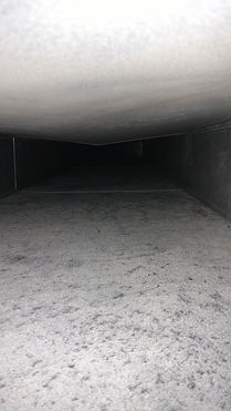 after cleaning air duct