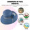 Miniatura: Sombrero Para Mujer Ala Ancha Protección Solar Para Playa
