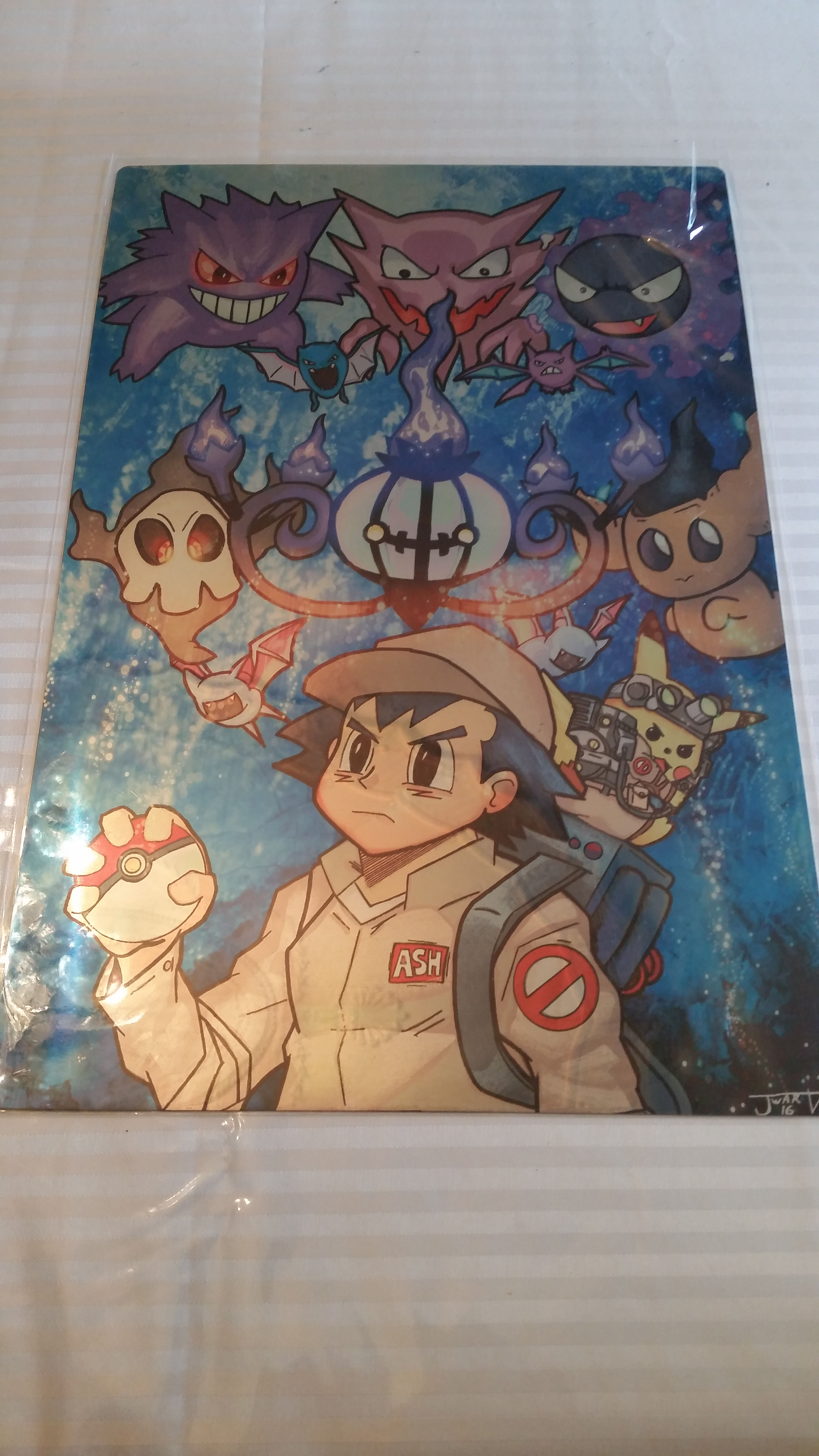 Pokemon Ghostbuster Metal Print