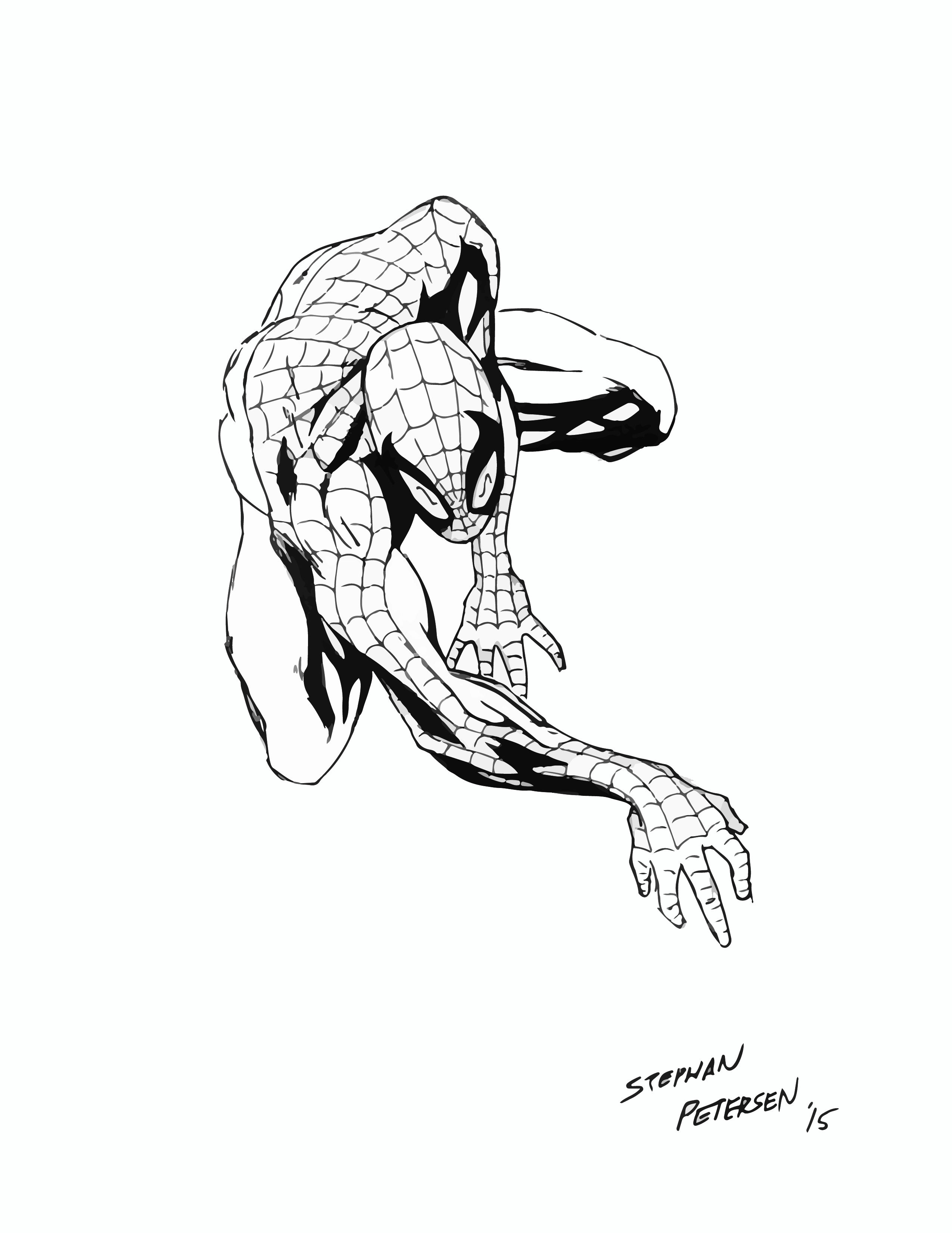 Spider-Man #5 B+W Print