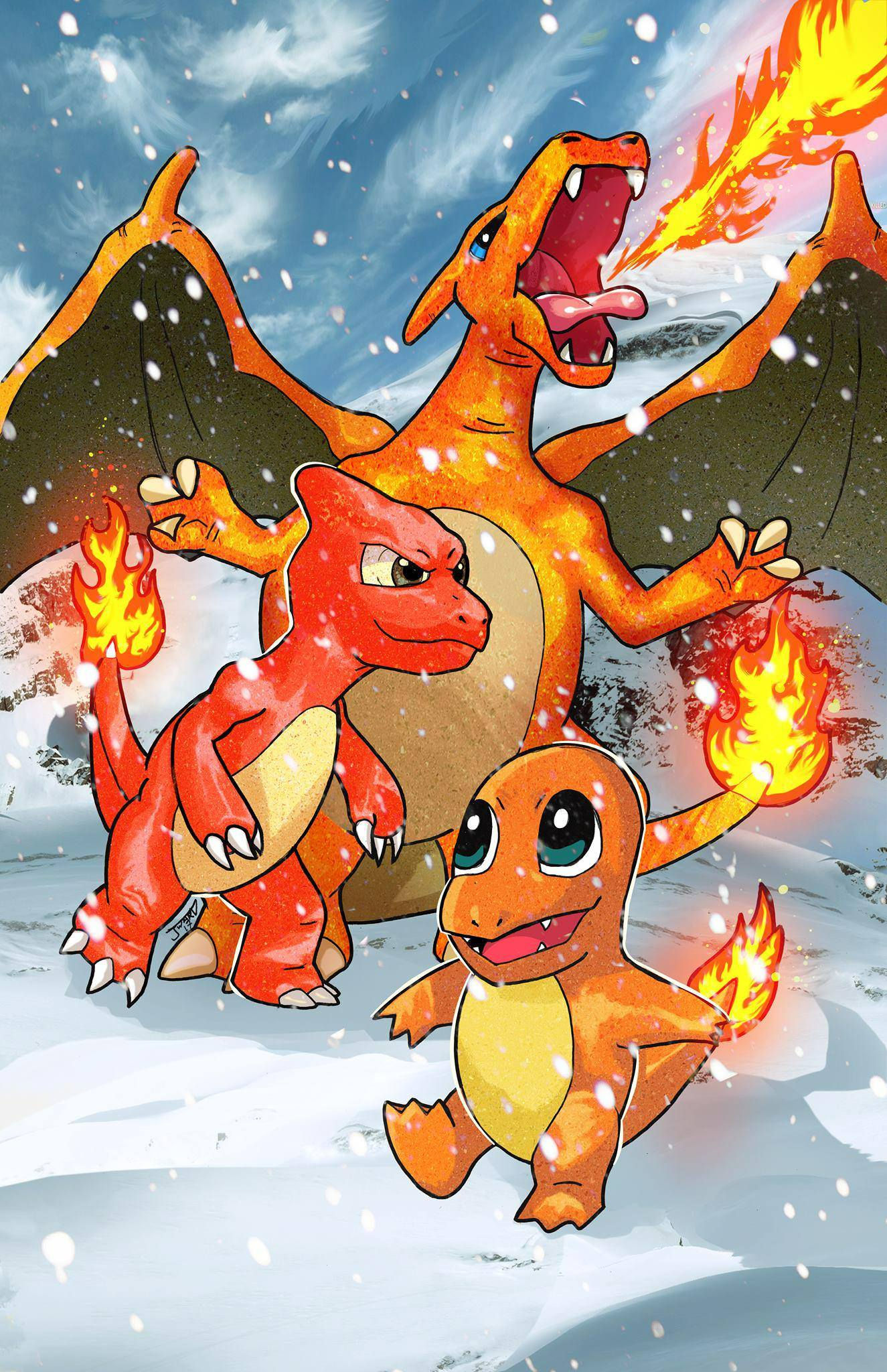 Pokémon - Charmander Evolution