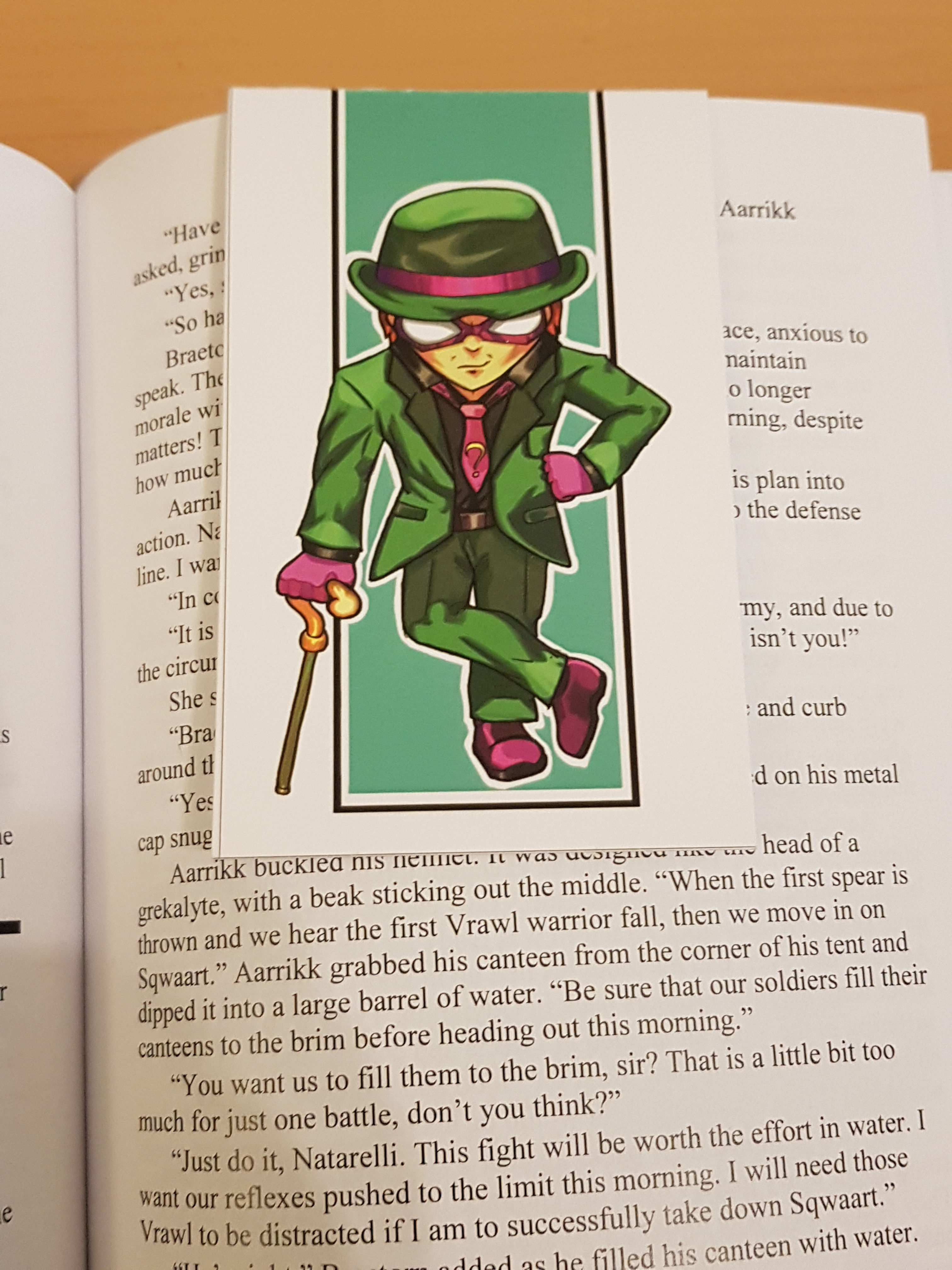 Chibi Riddler Magnetic Bookmark