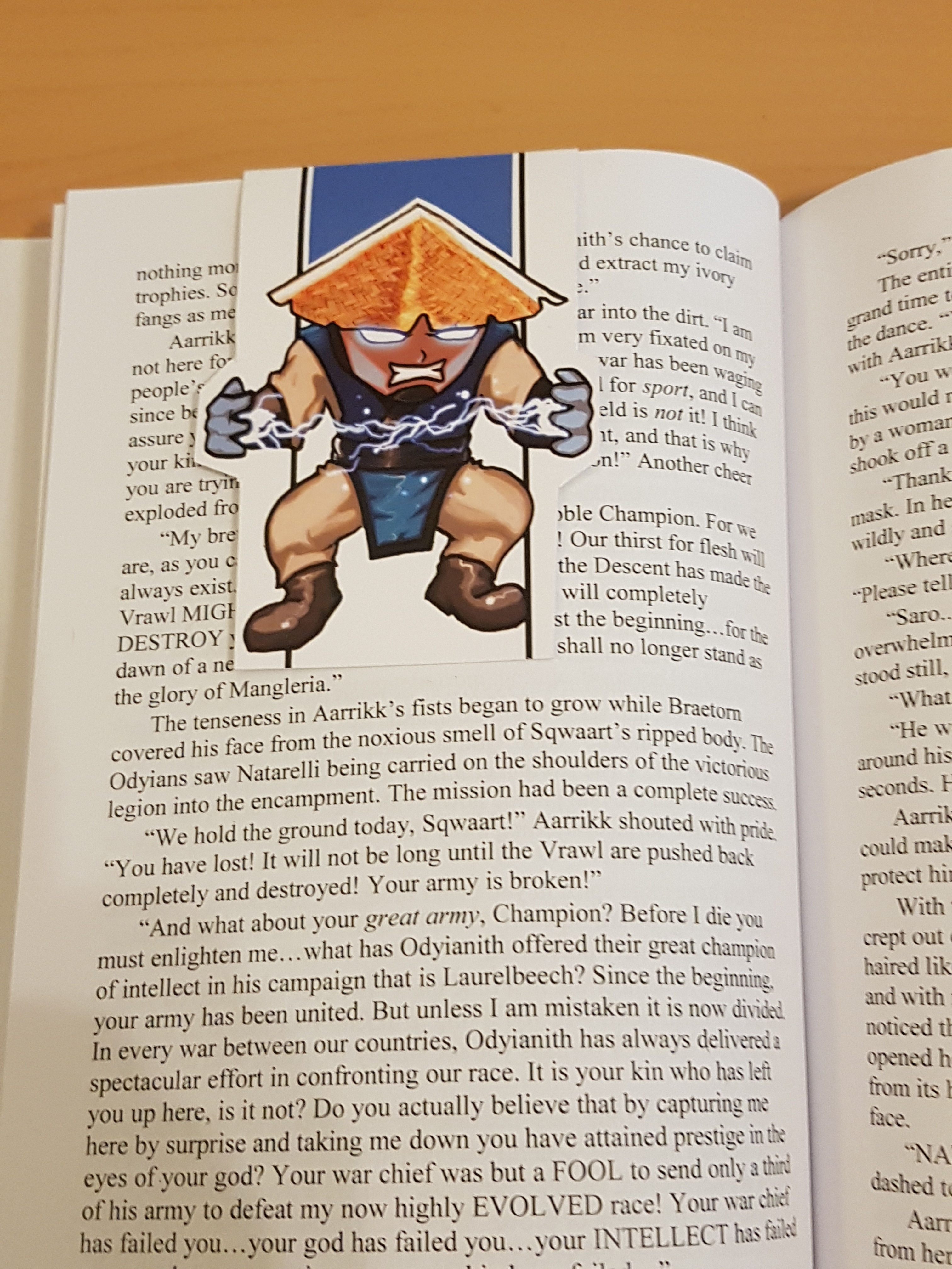Chibi Mortal Kombat Raiden Magnetic Bookmark