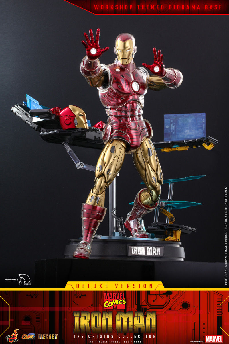 縮圖：CMS08-D38 MARVEL COMICS 1/6 IRON MAN THE ORIGINS COLLECTION 元祖鋼鐵俠 DELUXE VERSION