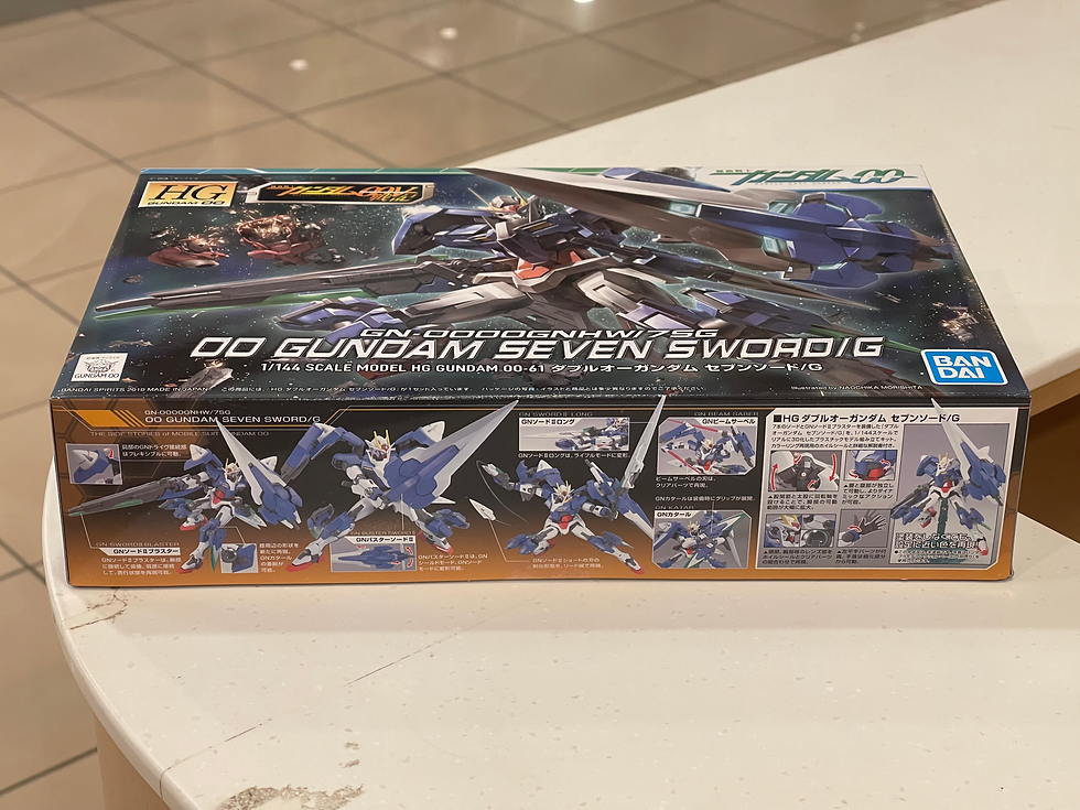 縮圖：HG GUNDAM 00 No.61 1/144 GN-0000GNHW/7SG 00 GUNDAM SEVEN SWORD/G 00高達 七劍/G【再販】