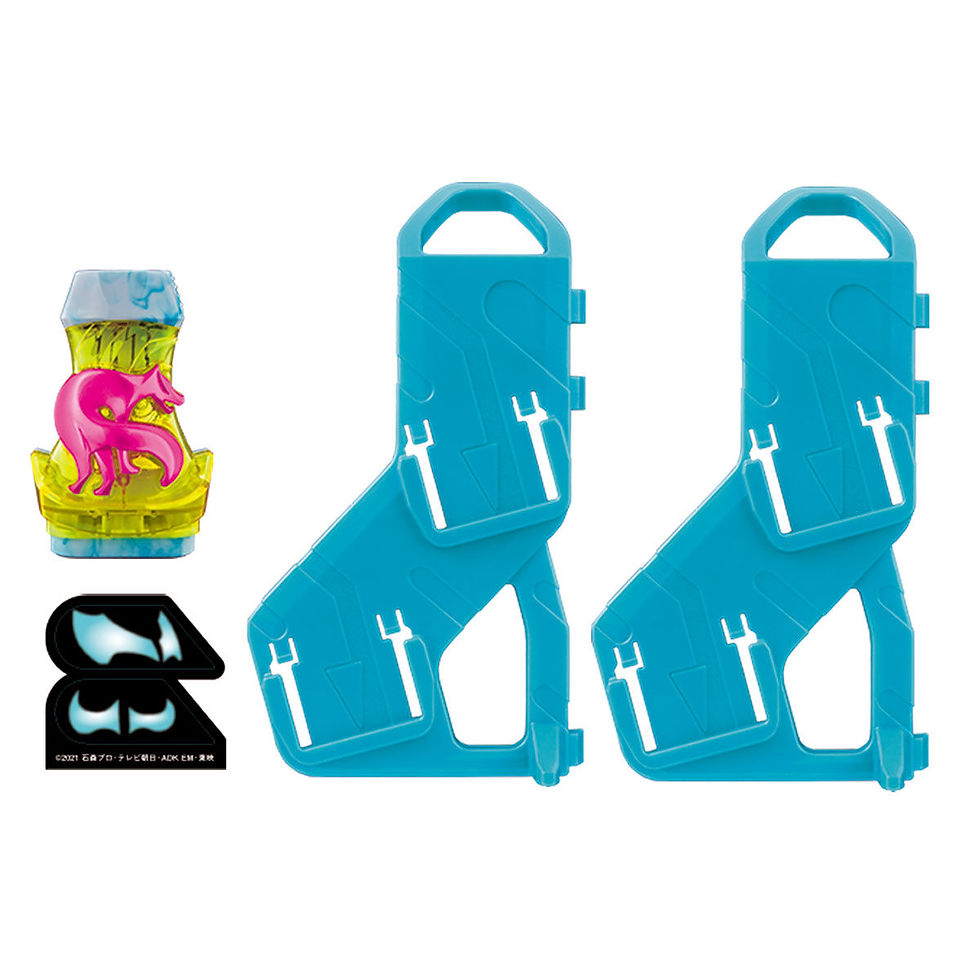 縮圖：DX JACKAL VISTAMP & VISTAMP BAR 《假面騎士REVICE》罪惡聯動配件 胡狼印章（EX-AID）& 印章收納台