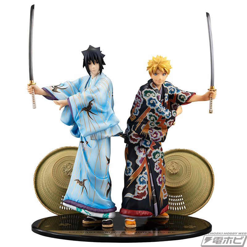 縮圖：G.E.M.シリーズ NARUTO‐ナルト‐うずまきナルト&うちはサスケ 《火影忍者疾風傳》漩渦鳴人 & 宇智波佐助 歌舞伎EDITION SET（限定特典付）