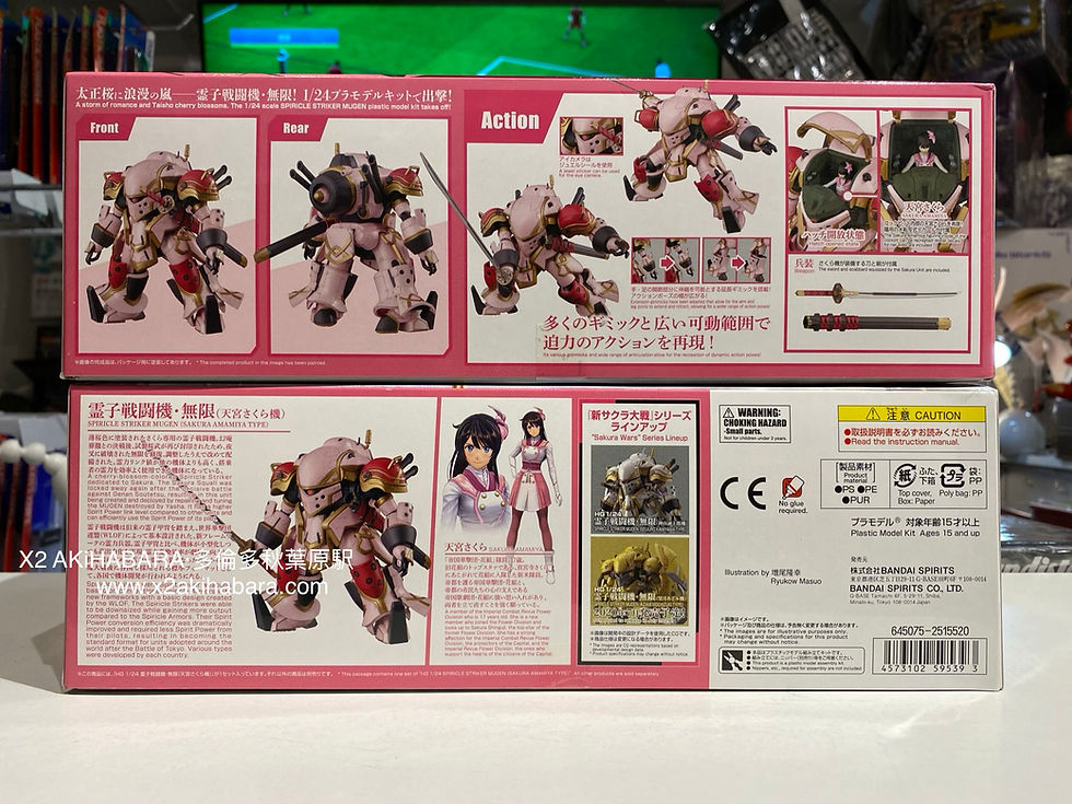縮圖：HG 1/24 SPIRICLE STRIKER MUGEN (SAKURA AMAMIYA TYPE ) 霊子戦闘機・無限(天宮櫻機)