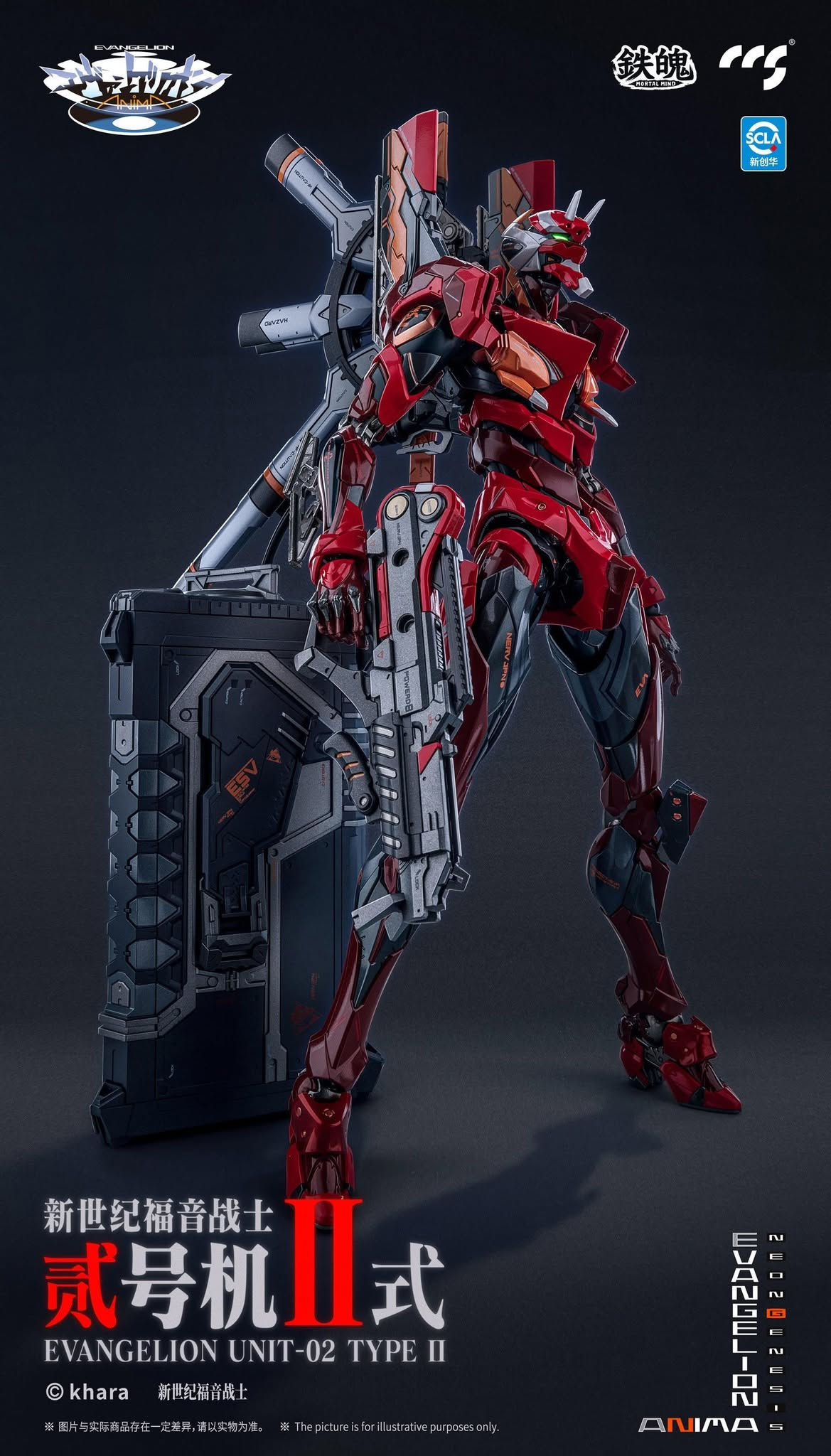 CCS TOYS MORTAL MIND Series EVANGELION UNIT-2 TYPE II
