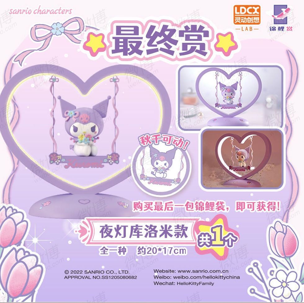 縮圖：LDCX LAB Sanrio Characters Secret Garden 錦鯉賞 三麗鷗家族·甜酷女孩的夢幻花園