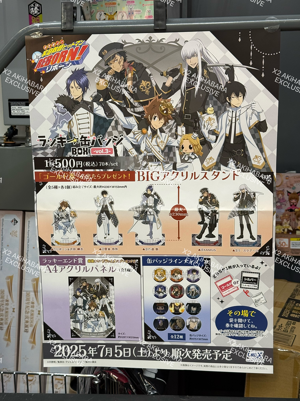 縮圖：CRUX LUCKY BADGE BOX Katekyo Hitman Reborn! Vol.3