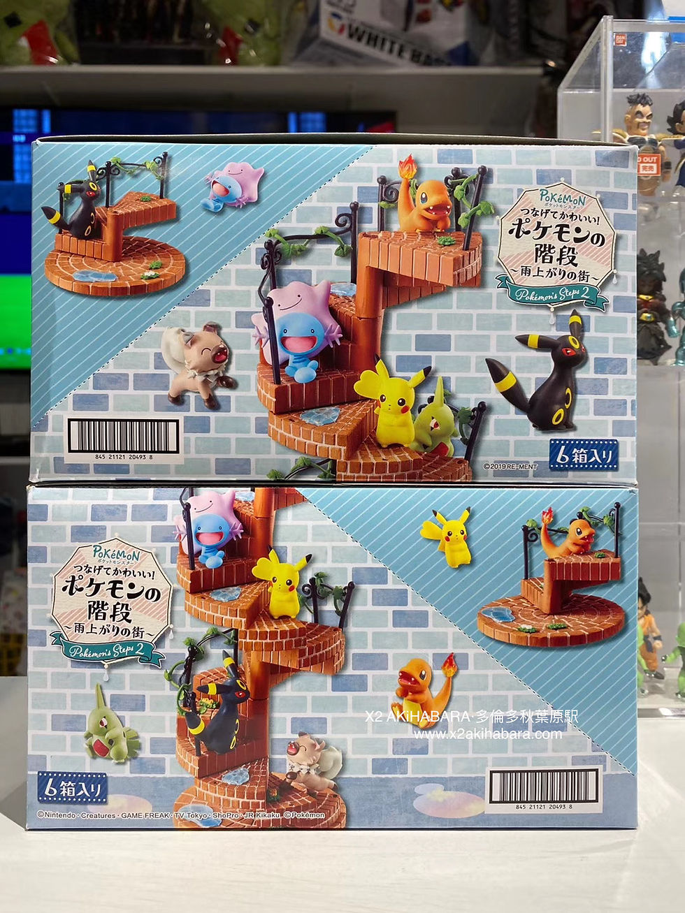 Thumbnail: POKEMON'S STEPS 2 一起爬樓梯！寶可夢階梯2 雨後的街道篇（全6種）