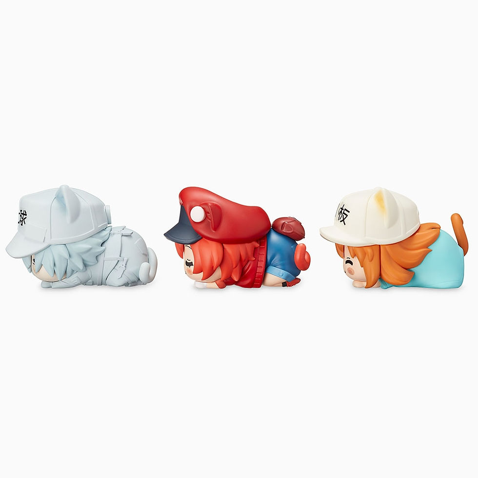 縮圖：CELLS AT WORK! OHIRUNEKO MINI FIGURE 《工作細胞!》貓咪趴趴造型系列（全3種）