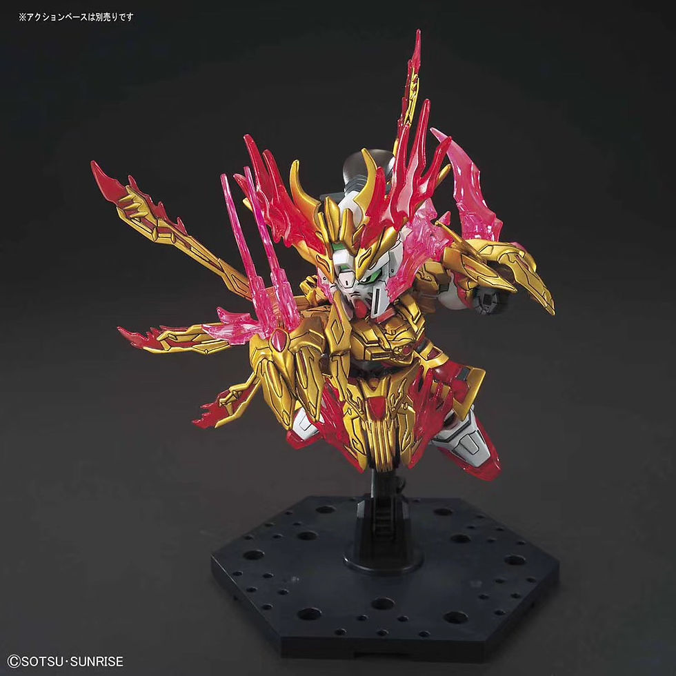 縮圖：SD GUNDAM 三國創傑傳#33 YAN HUANG ZHANG FEI GOD GUNDAM 炎王張飛神高達
