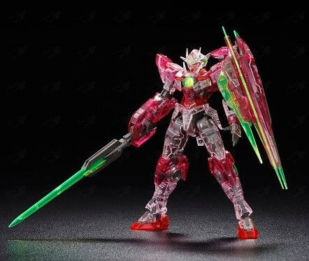 Thumbnail: RG 1/144 GNT-0000 00 QAN[T] TRANS-AM CLEAR Ver. 三紅量子型00高達 透明版