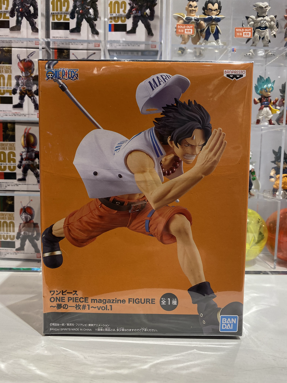 縮圖：ONE PIECE MAGAZINE FIGURE 夢の一枚#1 ～vol.1 PORTGAS.D.ACE 波斯卡特·D·艾斯