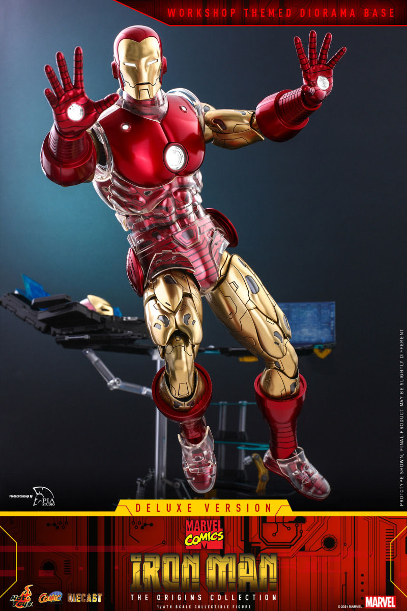 縮圖：CMS08-D38 MARVEL COMICS 1/6 IRON MAN THE ORIGINS COLLECTION 元祖鋼鐵俠 DELUXE VERSION