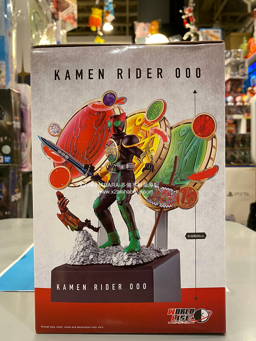 縮圖：一番くじ 仮面ライダーオーズ & W ～OOO 10th anniversary～ A賞「WORLDLISE KAMEN RIDER OOO」假面騎士OOO