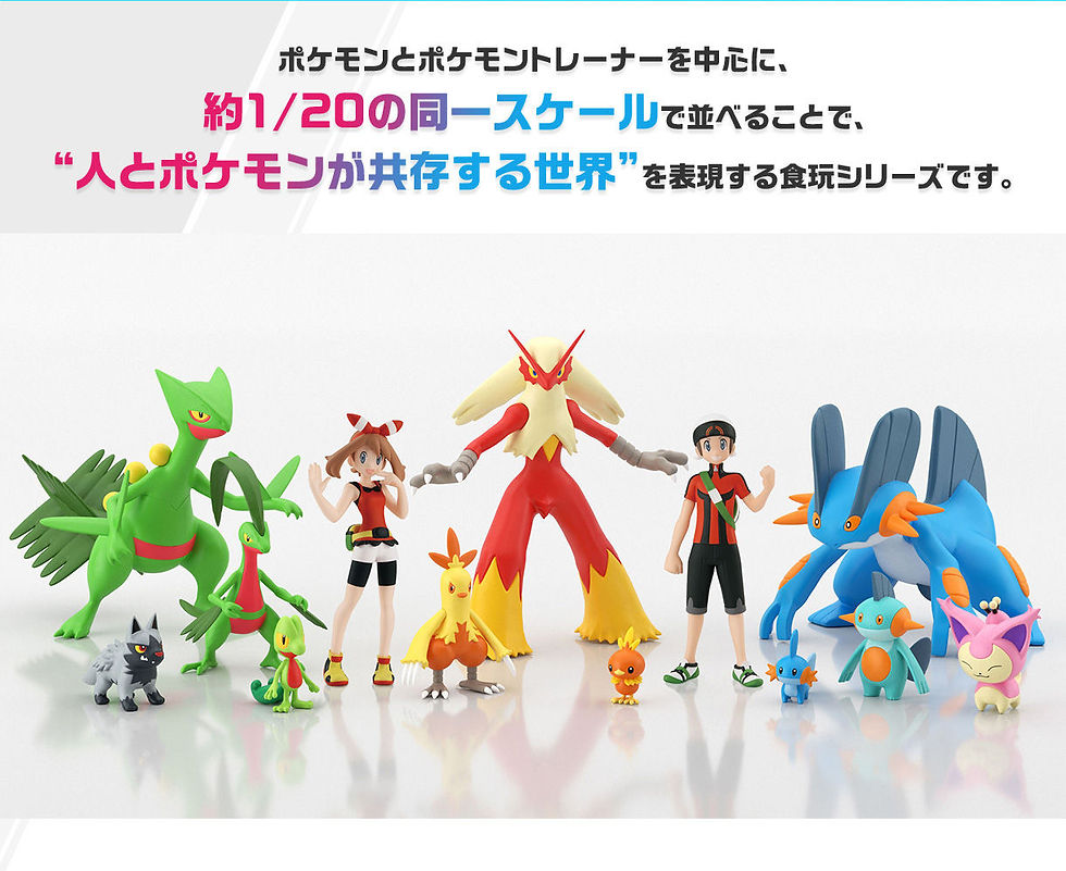 縮圖：POKEMON SCALE WORLD【HOENN 豐緣地區篇】MIKURI & MILOKAROSS 米可利＆美納斯