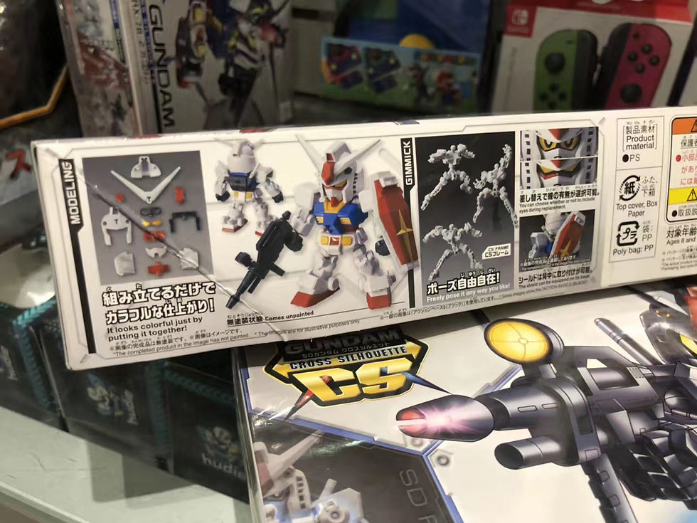 Thumbnail: SDCS #01-FRAME SET RX-78-2 GUNDAM & CROSS SILHOUETTE FRAME SET 元祖高達&CS骨架套組