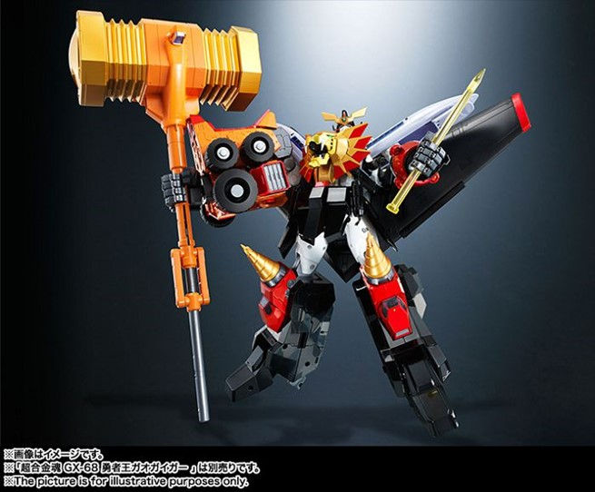 縮圖：超合金魂 GX-69 THE KING OF BRAVES 勇者王 GOLDYMARG 高魯帝鐵鎚