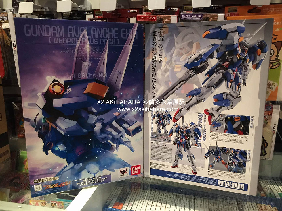縮圖：METALBUILD GN-001/hs-A01 GUNDAM AVALANCHE EXIA「雪崩」能天使高達 [WEAPON PLUS PACK] 初回豪華版
