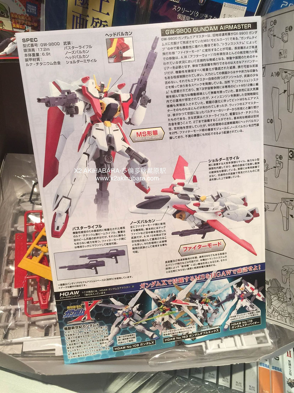 縮圖：HG AFTER WAR 1/144 GW-9800 GUNDAM AIRMASTER 空中霸王高達