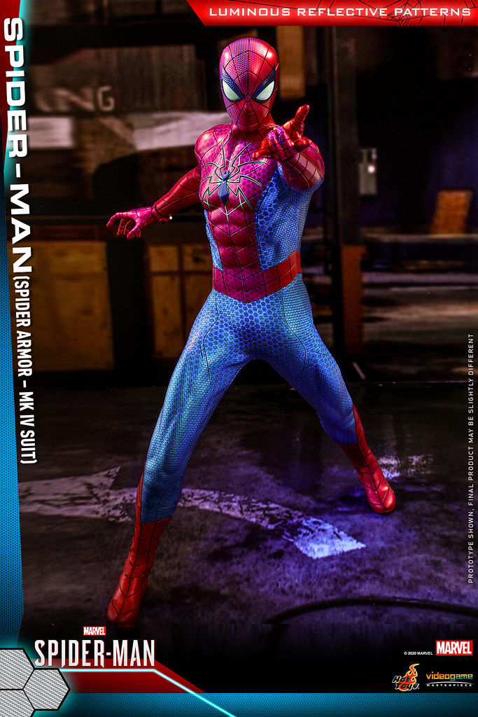 縮圖：HotToys VGM043 Marvel's Spider-Man 1/6 Spider-Man (Spider Armor MK IV Suit)
