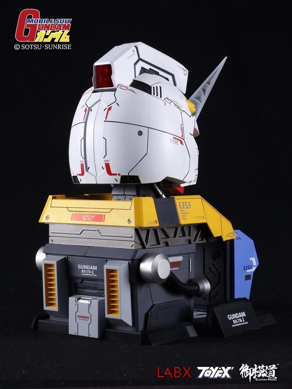 縮圖：EASTERN MODEL 1/35 RX-78-2 GUNDAM BUST 御模道 LABX天貓精靈方糖高達胸像外殼限定版【連音箱/with SPEAKER】