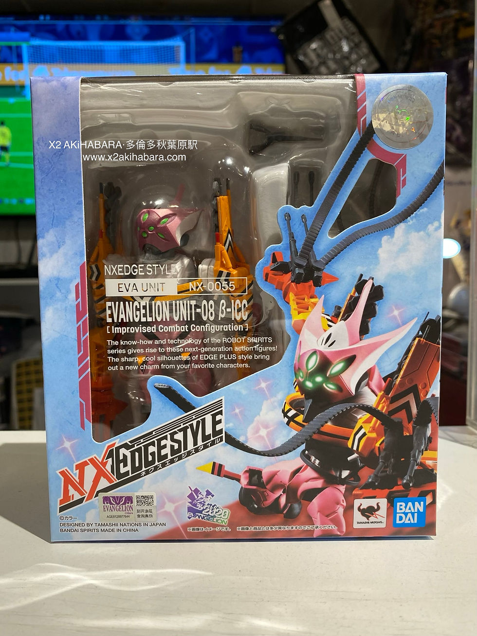 縮圖：NX EDGESTYLE<EVA UNIT> NX-0055 EVANGELION UNIT-08 β-ICC EVA 8號機β 臨時戰鬥形態