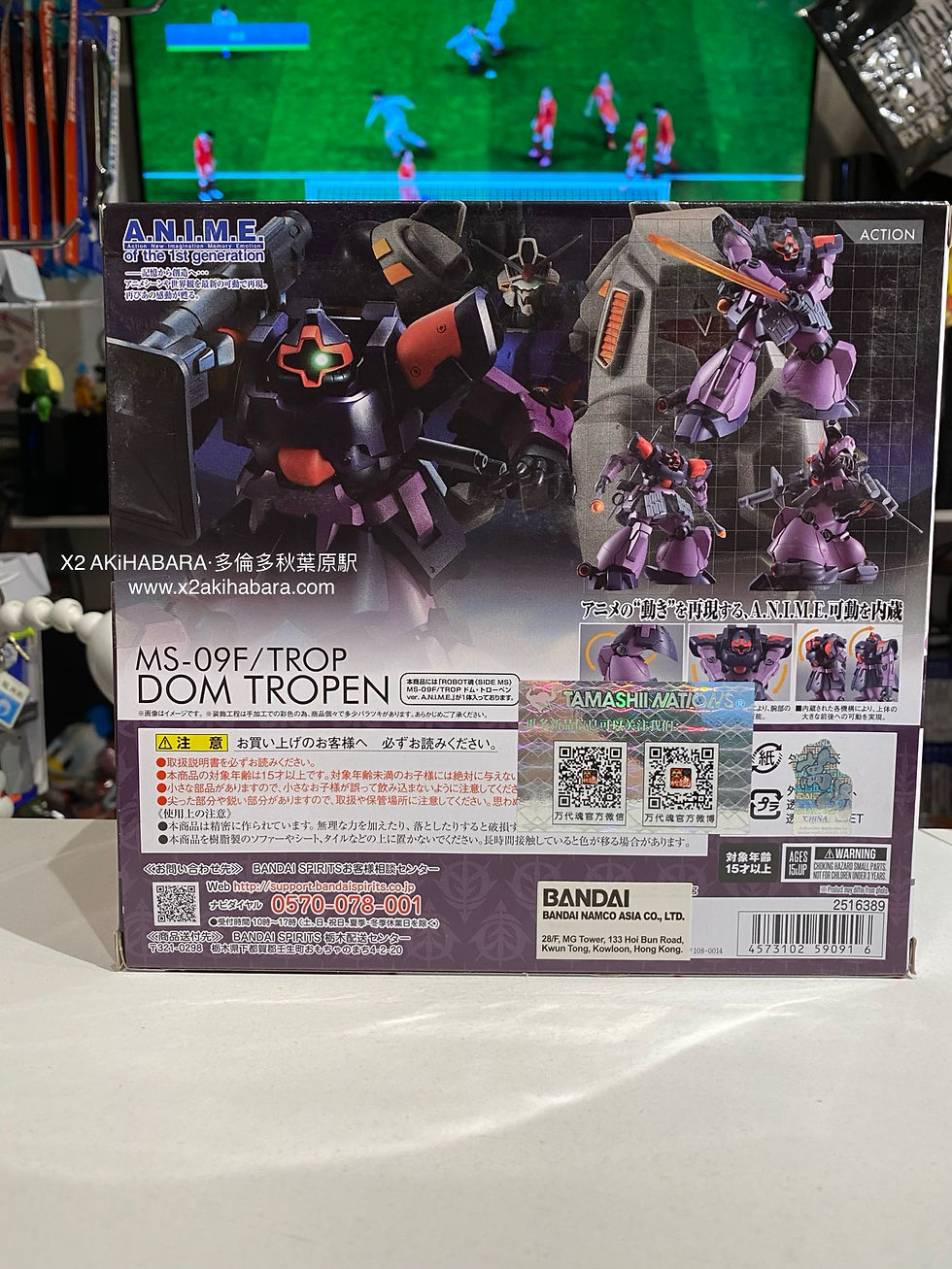 縮圖：ROBOT魂 <SIDE MS> MS-09F/TROP DOM TROPEN 大魔熱帶型 ver.A.N.I.M.E.