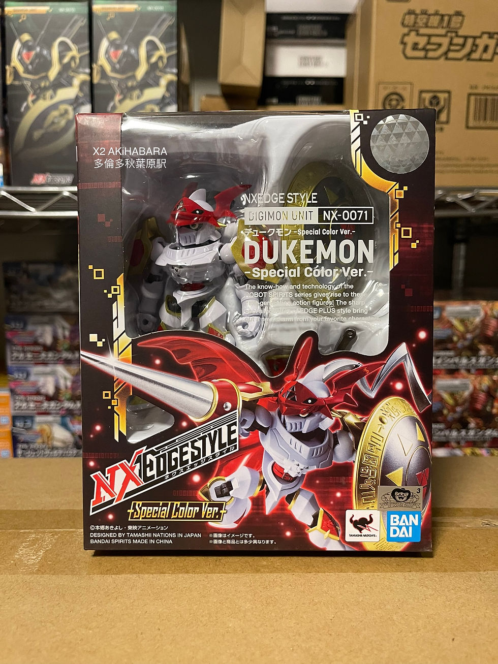 縮圖：NX EDGESTYLE NX-0071 <DIGIMON UNIT> DUKEMON Special Color Ver. 紅蓮騎士獸 特別配色版