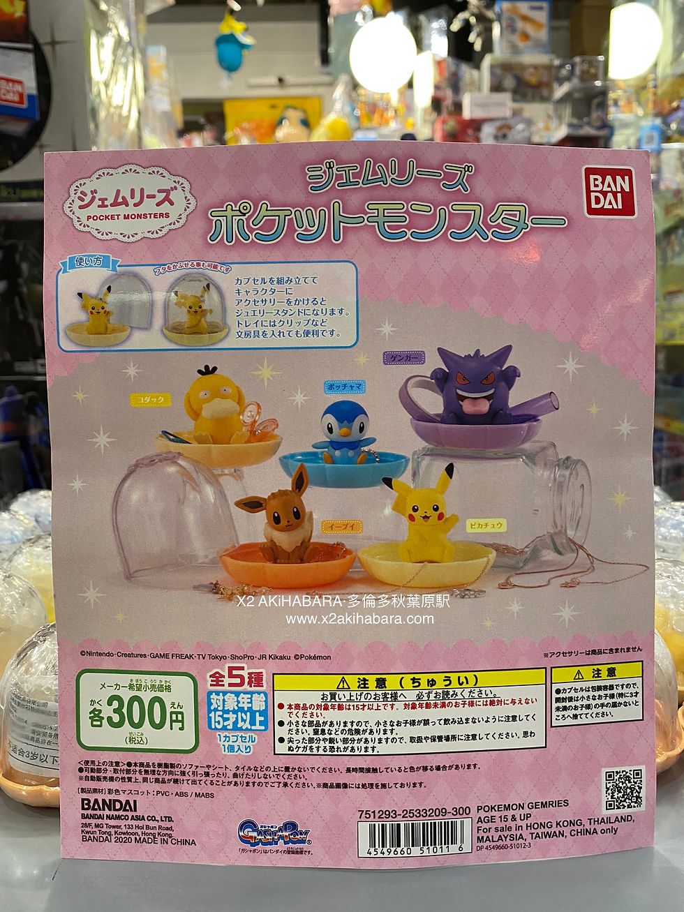 Thumbnail: POKEMON GEMRIES 寶可夢首飾收納盒  (全5種)