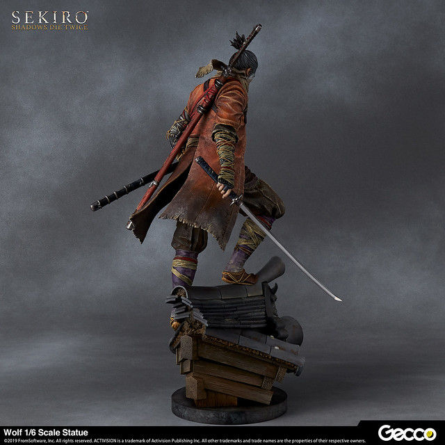 縮圖：GECCO SEKIRO SHADOWS DIE TWICE WOLF 1/6 SCALE STATUE《隻狼：影逝二度》狼 1/6比例雕像【予約特典付】